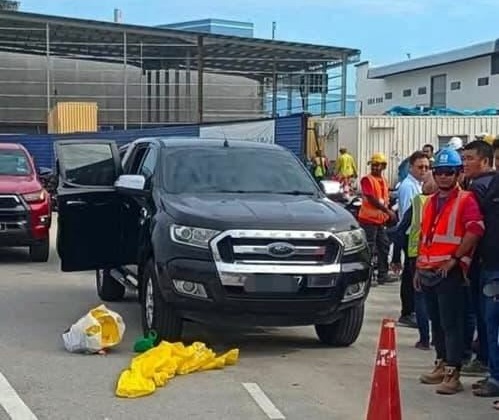 (大北马)遭沙石罗里从后猛撞 18岁华青当场毙命