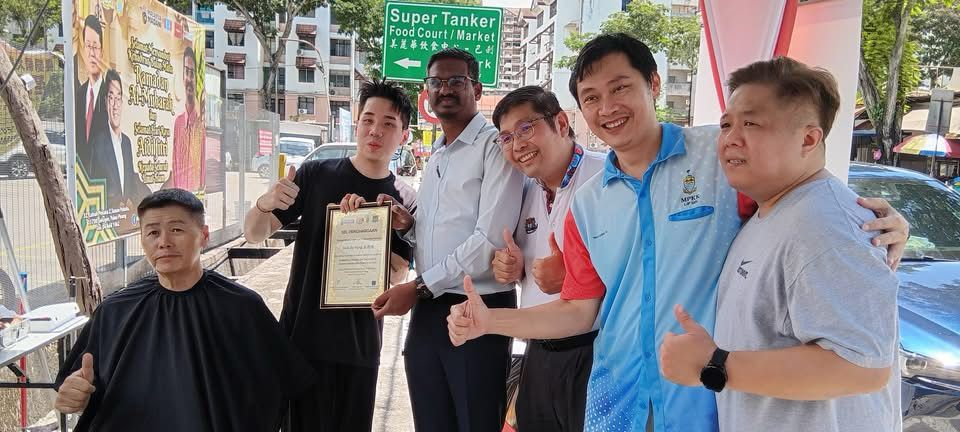 （大北马）青年发型师义剪24小时 要创大马记录