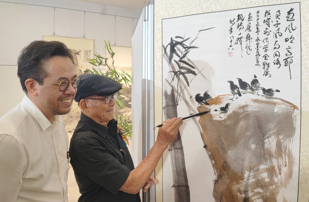 （大北马）韩彪《水墨寻美》个人画展，展出36个人风格水墨画