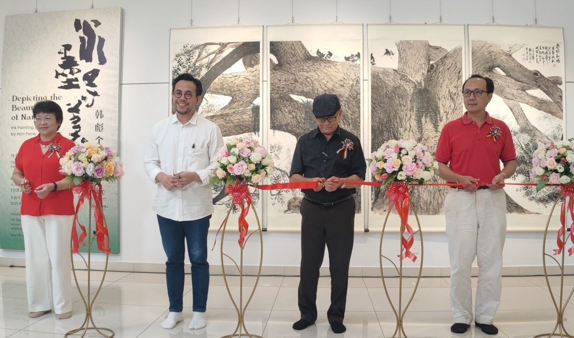 （大北马）韩彪《水墨寻美》个人画展，展出36个人风格水墨画