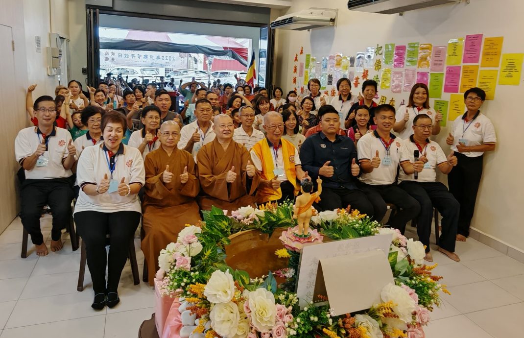 （大北马）马佛总吉打州分会32年来，首次在自己的会所主办佛陀日庆典活动。