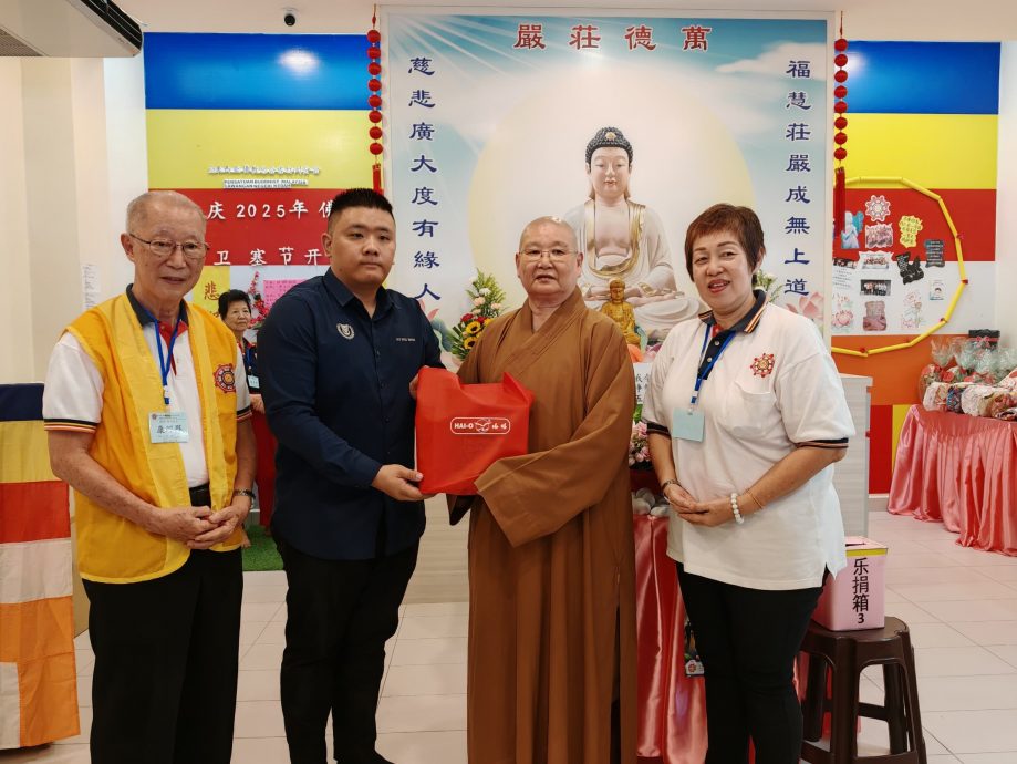 （大北马）马佛总吉打州分会32年来，首次在自己的会所主办佛陀日庆典活动。