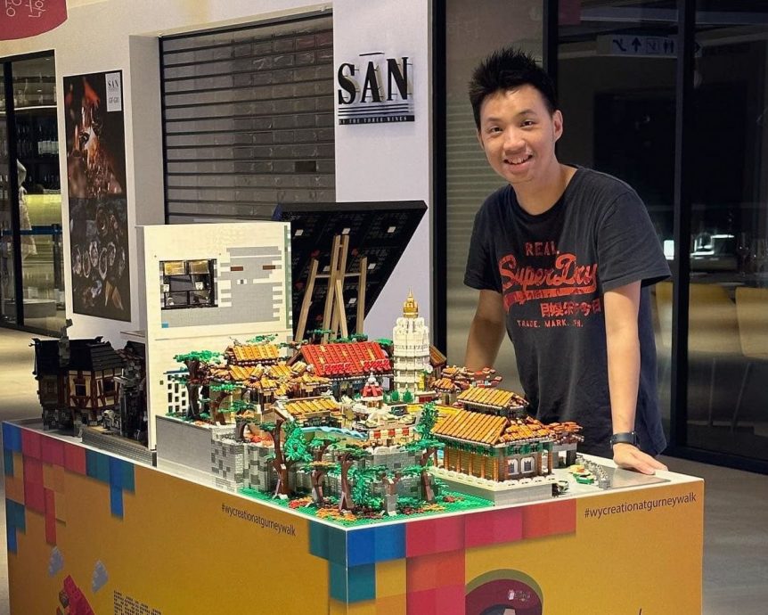 （大北马）黄泳耀投稿槟城三轮车LEGO模型　盼集满支持票登上全球乐高市场