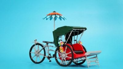 黄泳耀投稿槟城三轮车LEGO模型　盼集满支持票登上全球乐高市场
