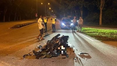 送妻上班后 骑士车祸亡