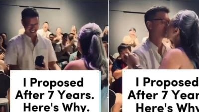 “我们结婚吧！”   狮城前议员向男友求婚