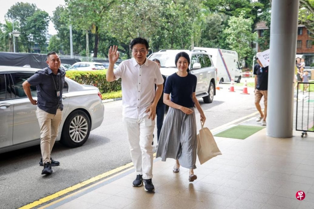 (已签发)柔:狮城二三事:狮城大选2025 | 48%选民已投票 黄循财偕夫人现身投票