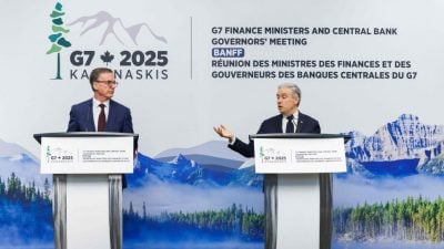 G7联合公报淡化关税问题 承诺减少全球经济失衡