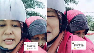 视频｜骑摩托载看医生边哭边录影掀议 母劝网民别骂：女儿关心我别怪她
