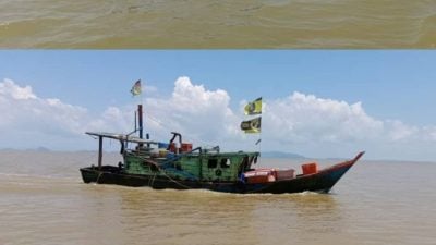 本地渔船违例用拖网捕鱼 海事执法局扣2船逮4人