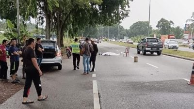 摩托骑士意外死亡 现场发现疑似毒品