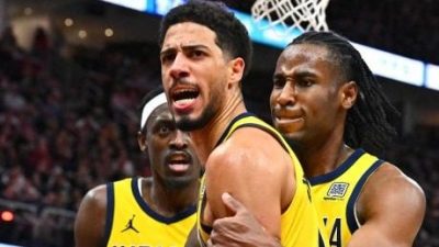 NBA季后赛| 4比1淘汰头号种子骑士  溜马连2年闯东部决赛