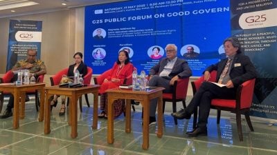 G25组织办良好治理公共论坛|   沙里夫：让民众坦诚检视问题　健康民主 公共讨论扮要角 
