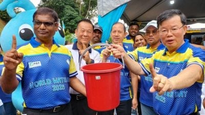 合力降低人均用水量 PBA籲檳城人 每日省一桶水