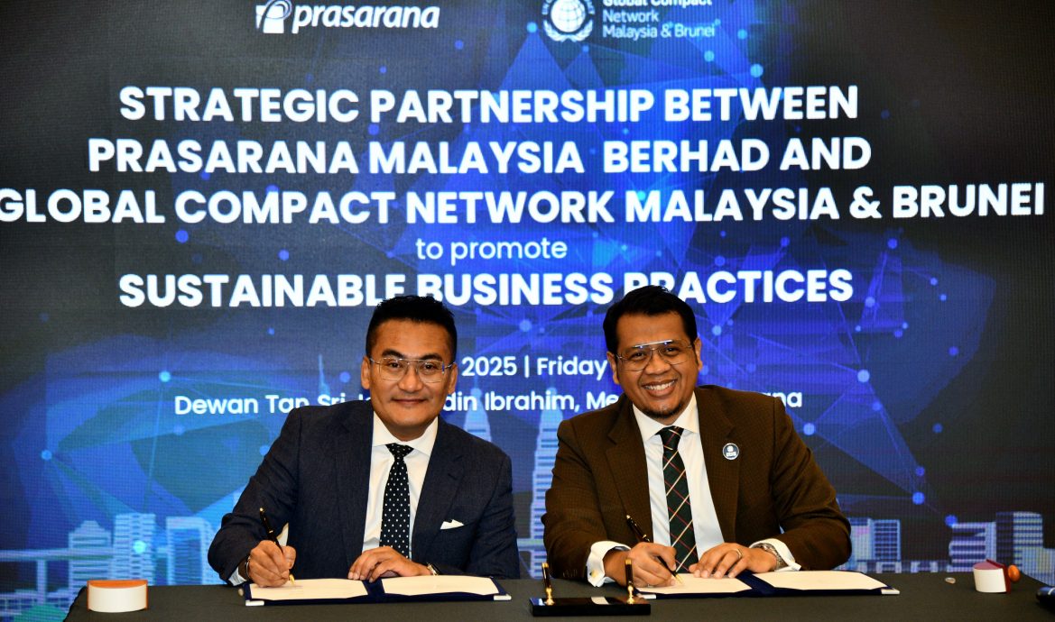 Prasarana与UNGCMYB签署备忘录