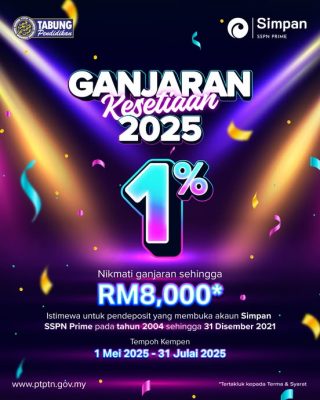 PTPTN回馈SSPN忠实存户 惟需符合特定资格条件