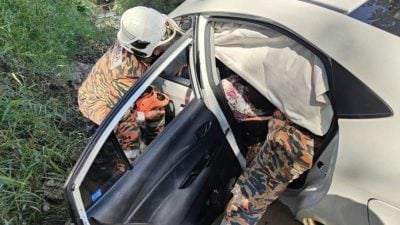 车落沟七旬女伤者．抢救逾10小时不治