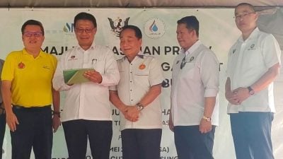 耗资500万．双溪沙迪水供系统启用