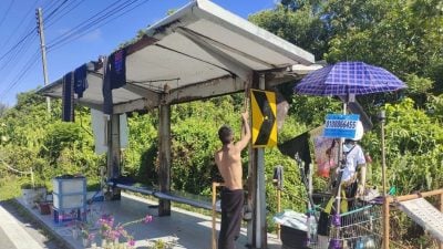 影响环境卫生 . 民众促关注流浪汉