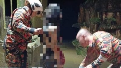 醉酒跌落江边烂泥地．女子平安获救无恙