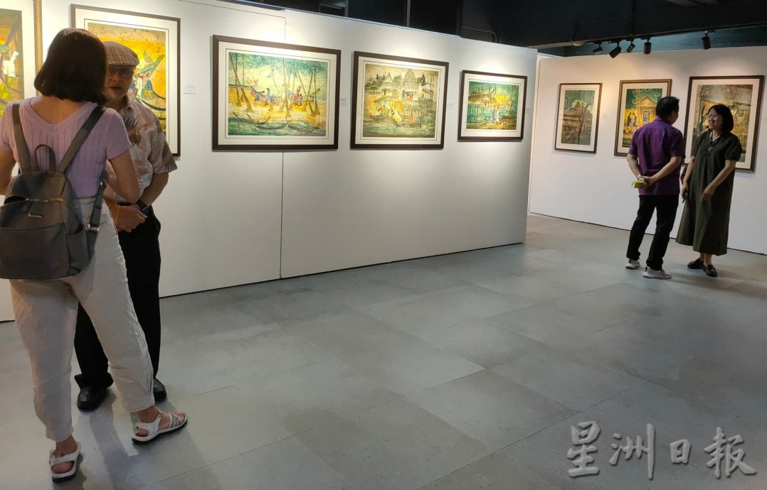 （大北马）情钟南洋画展开幕