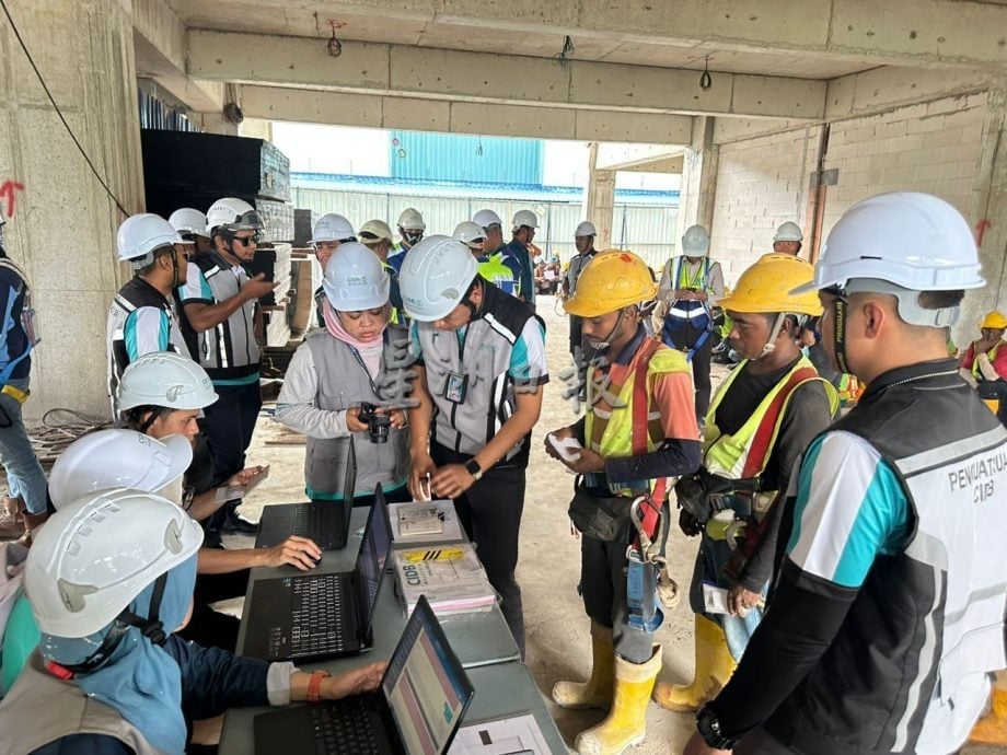（古城封面主文）甲CIDB检查121工地 82家被开出罚单