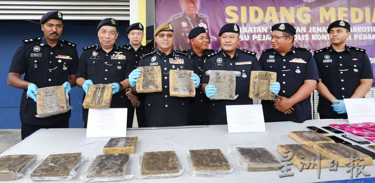 警起获约460万令吉毒品 湿纸巾茶叶袋包装掩饰 