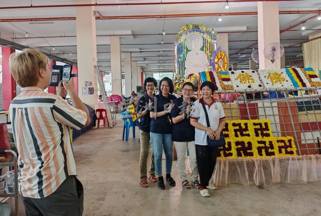 （大北马）吉打佛学院首办州际卫塞节，明日千人游行。