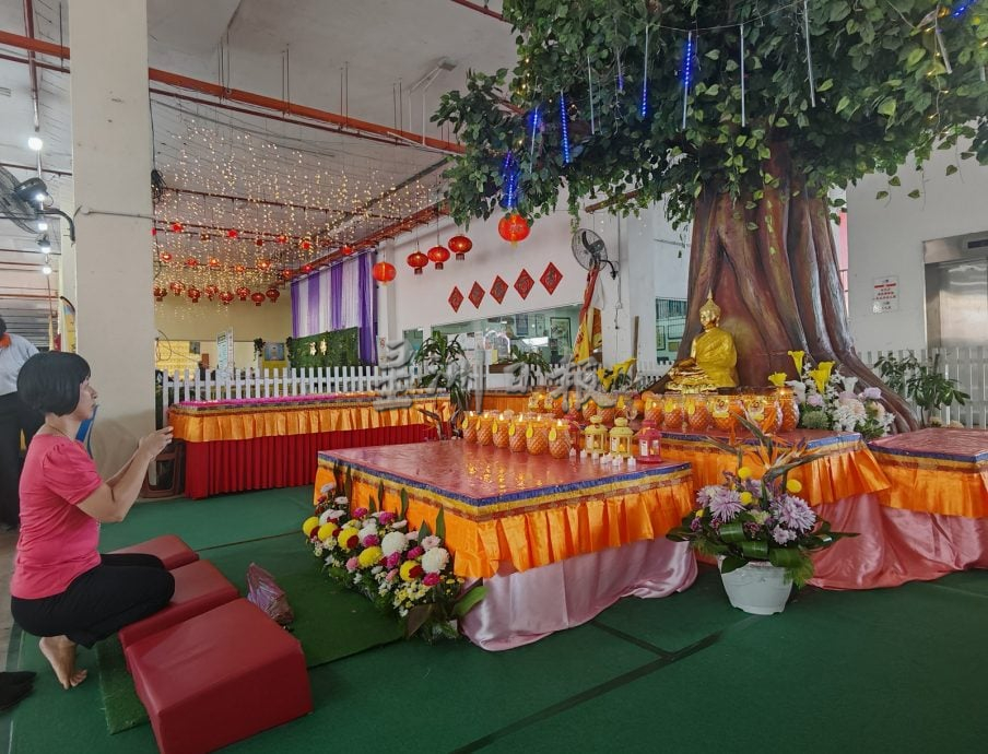 （大北马）吉打佛学院首办州际卫塞节，明日千人游行。