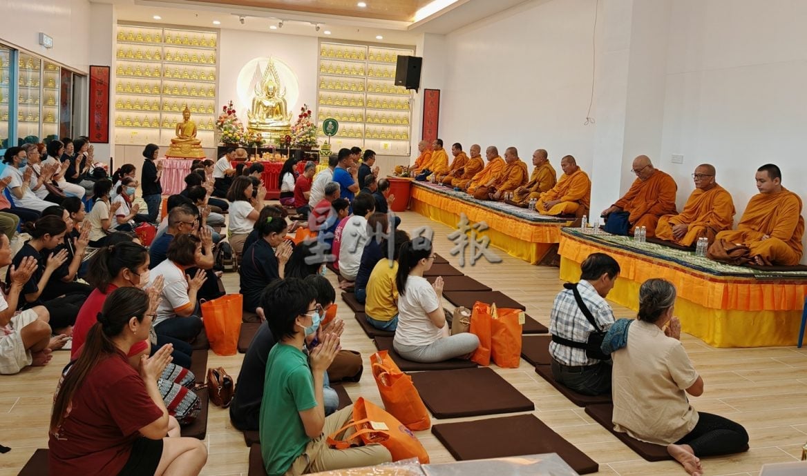 （大北马）吉打佛学院首办州际卫塞节，明日千人游行。