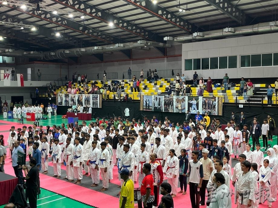 怡羽球体育馆举行 1340人参与空手道赛