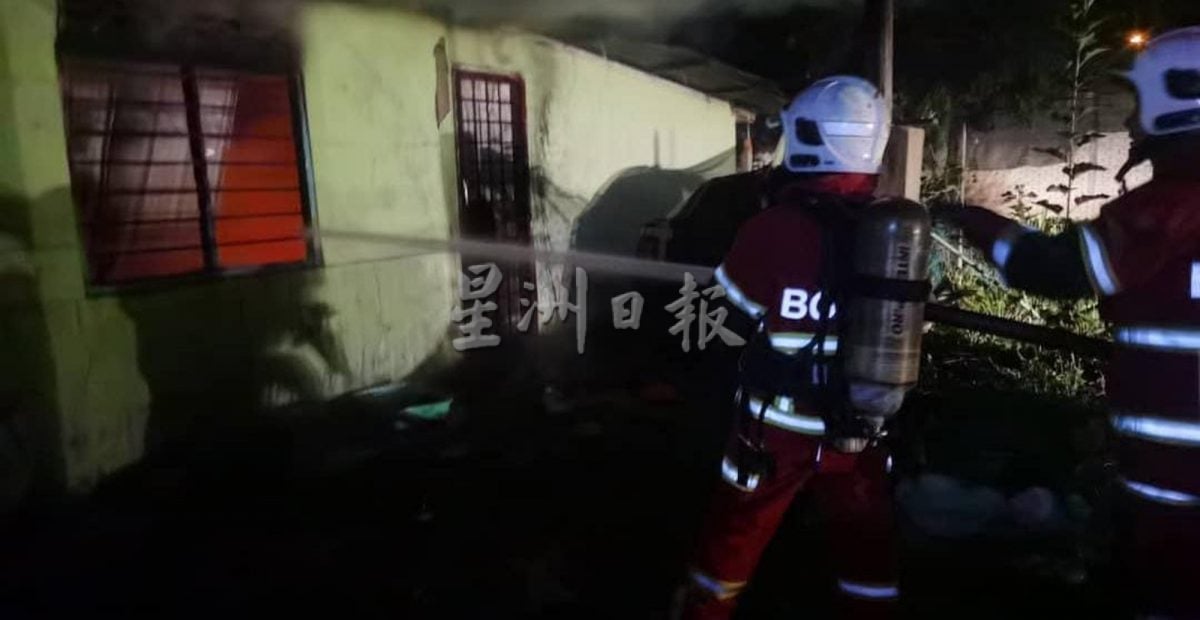 爱大华章吉遮敏 民宅火患 无人伤亡