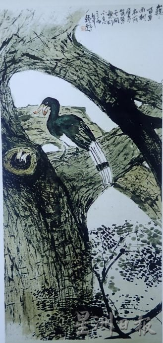 霹:我国著名水墨画家韩彪本月17日起在槟城办个人画展