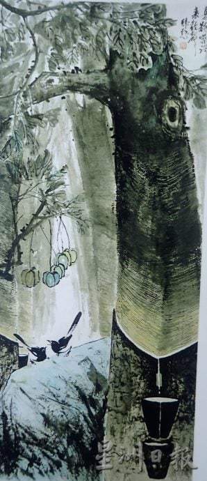 霹:我国著名水墨画家韩彪本月17日起在槟城办个人画展