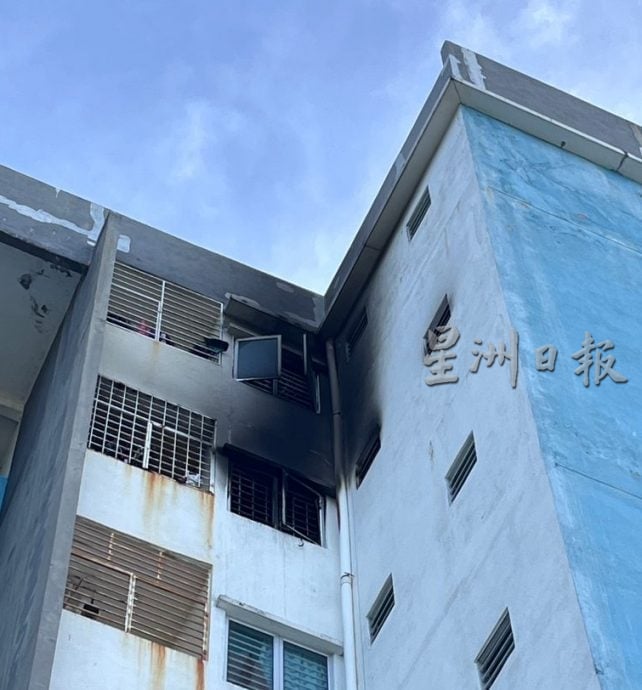 人民组屋失火男童不幸葬身火海