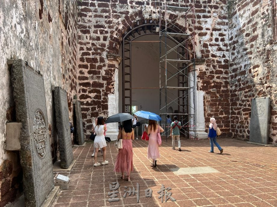 23/5 星角摄 圣保罗教堂遗址吸引游客感受古迹魅力