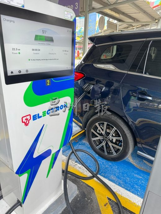 （大北马）槟州已设479个电动车充电站　目标今年达600个以推动绿色交通