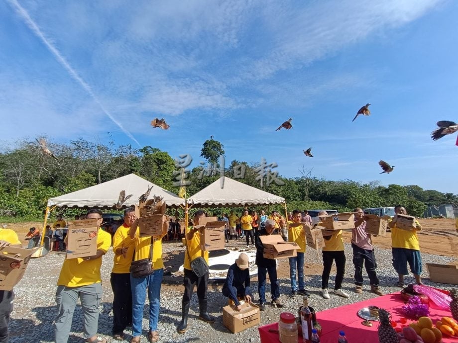 配合22周年,马口德教会紫康阁新阁地动土礼