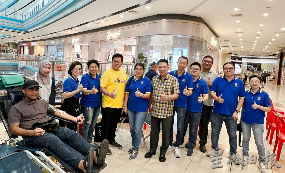 (早报后面头)大都会/巴生德教会紫生阁青年团捐血活动