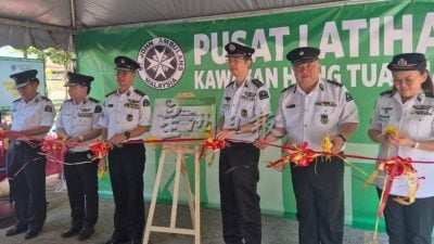 汉都亚再也圣约翰训练中心开幕   推介首支摩托救援队