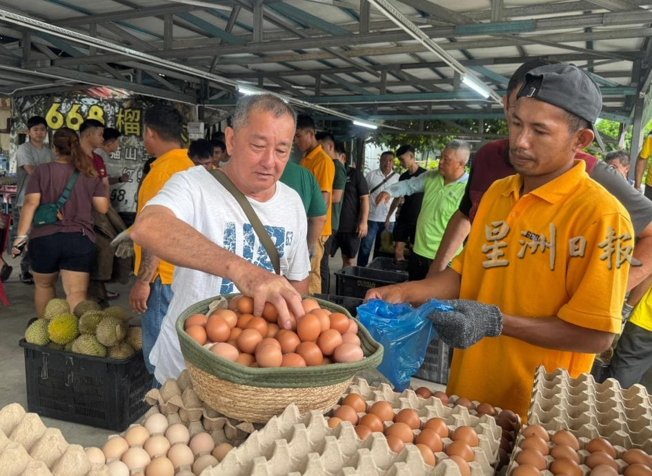 （大北马）买榴梿玩抓鸡蛋游戏