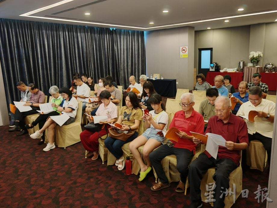 （古城第六版主文）林朝盛：今年育民中学将筹建现代化讲堂