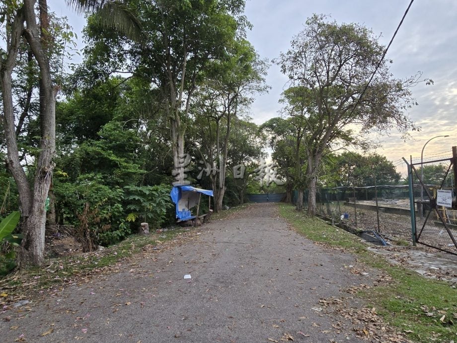 (古城第六版主文)大量酒瓶及垃圾,甚至非搭建凉亭及饲养动物的竂子 丹绒米雅乌达玛花园第9路沦为“垃圾街”