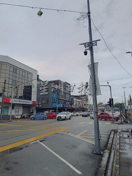 供星洲网:仁保落实精明城市计划,马口市区已安装摄镜头