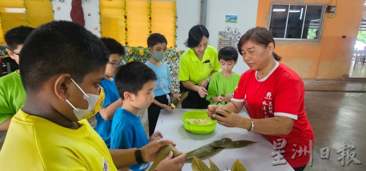 供星洲网：文丁中华小学端午节裹粽活动传承传统之美
