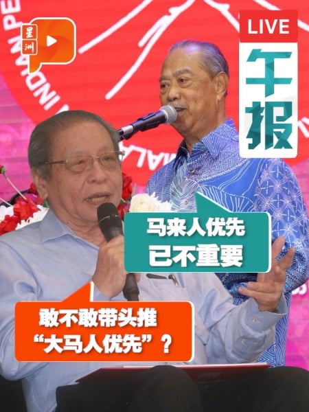 慕尤丁“推翻”15年前言论？林吉祥促慕带头推“大马人优先”运动