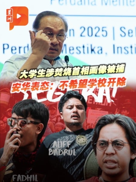 焚烧首相画像 3大学生遭逮捕