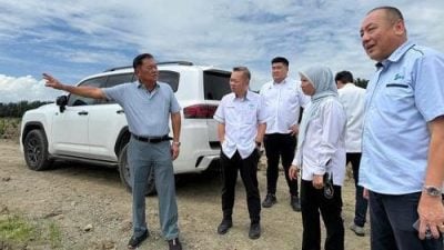 吴添泉贺朱兴龙任驻庇总领事 沙中友好关系跨步向前