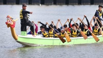 200公尺赛程激烈竞速 “潮起龙鸣”龙舟赛明举行