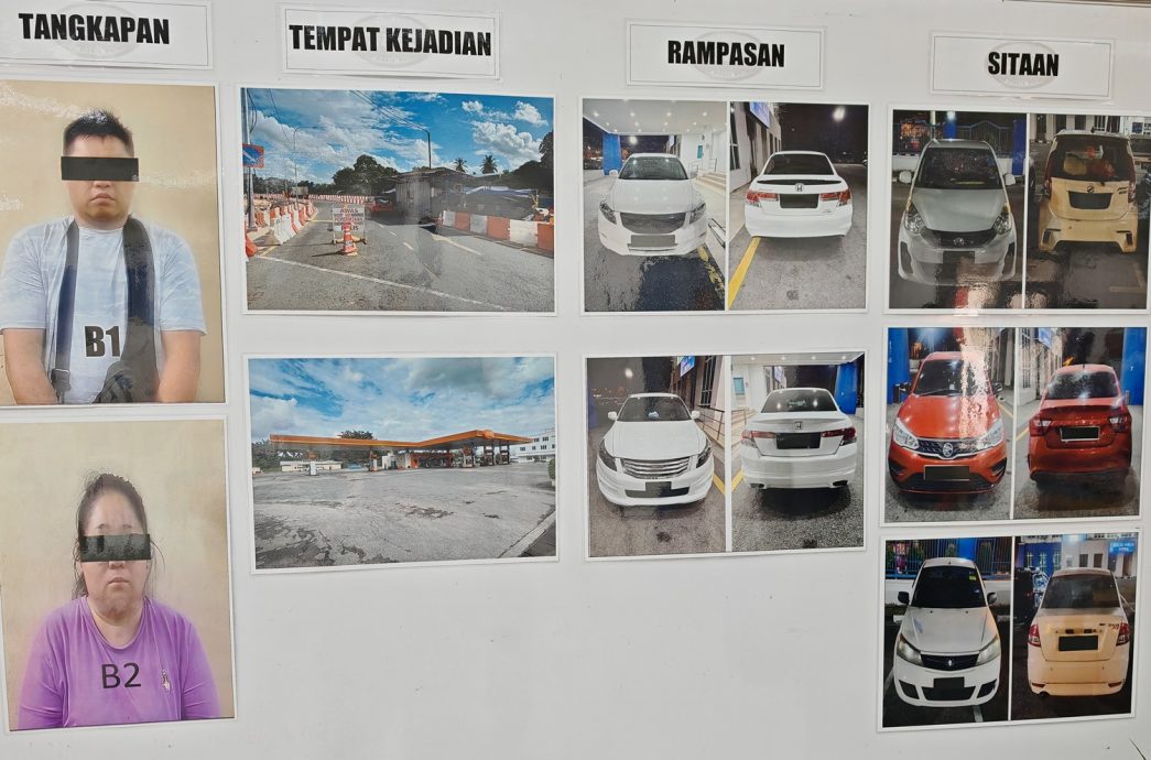 2名男女为了2万令吉报酬运毒被捕,警方起获1080万令吉毒品。